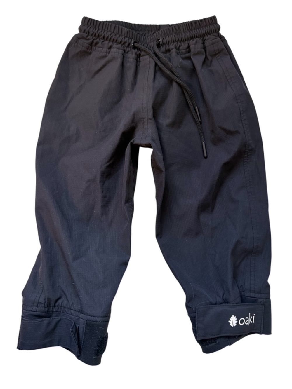 Oakiwear Kids Elastic Waist Rain Pants Black Size 2T